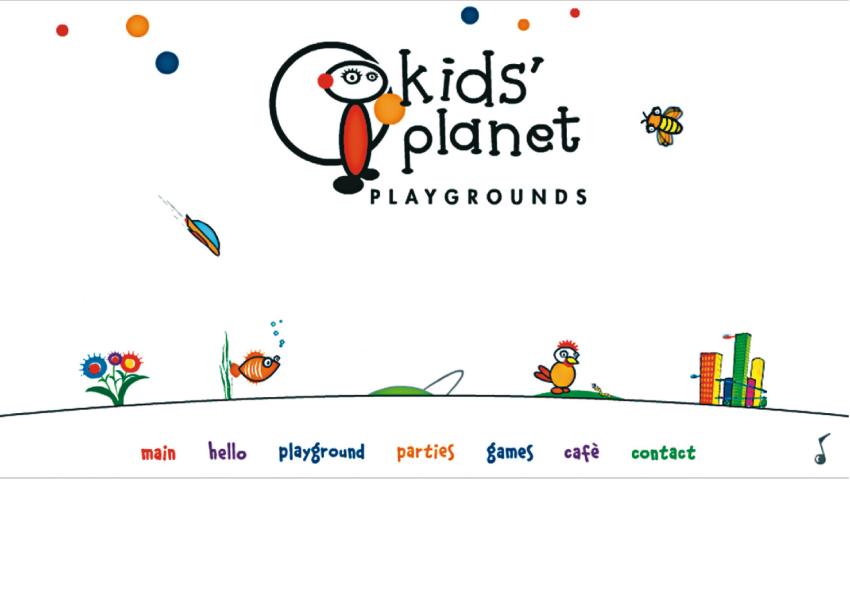 Λογότυπο, εικονογράφηση και γραφικά περιβάλλοντος χώρου - KIDS' PLANET - Colibri branding & design
