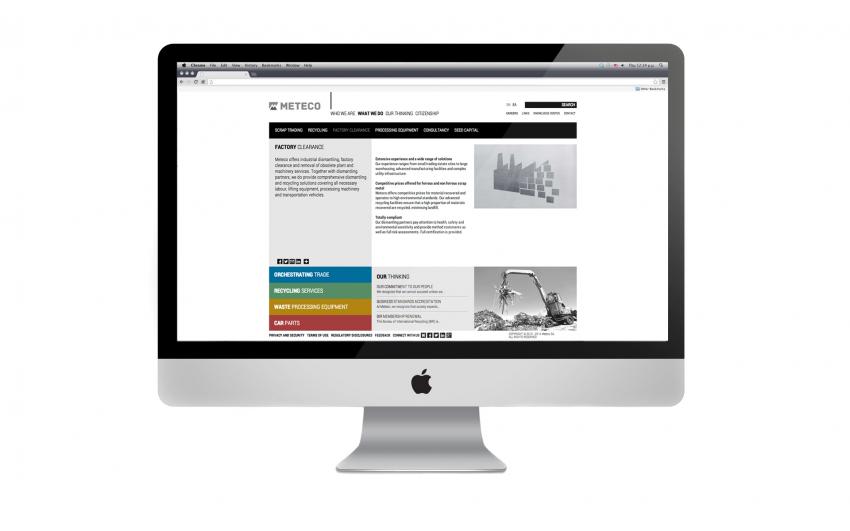 METECO GROUP Website Design