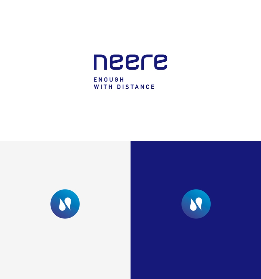 Neere, project. Branding elements