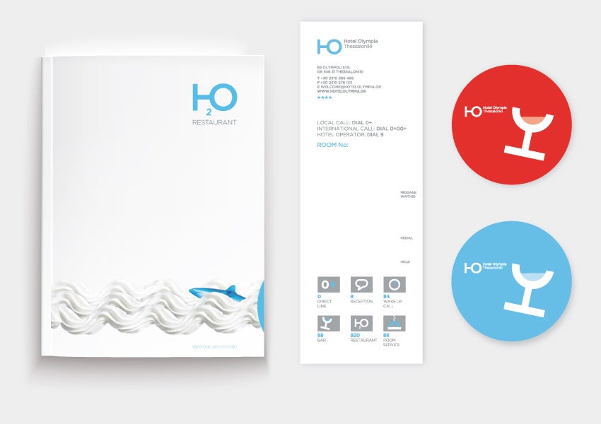 HOTEL OLYMPIA Corporate identity, brochures & website