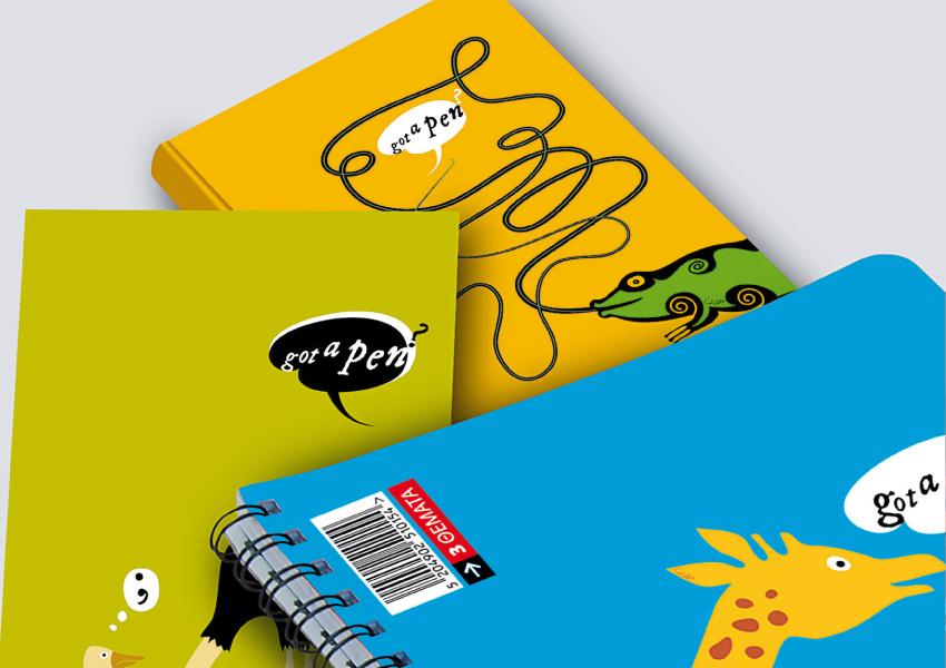 Branding, εικονογραφήσεις & προϊοντικοί κατάλογοι - Ημερολογιακή Βιβλιοδετική - Colibri branding & design