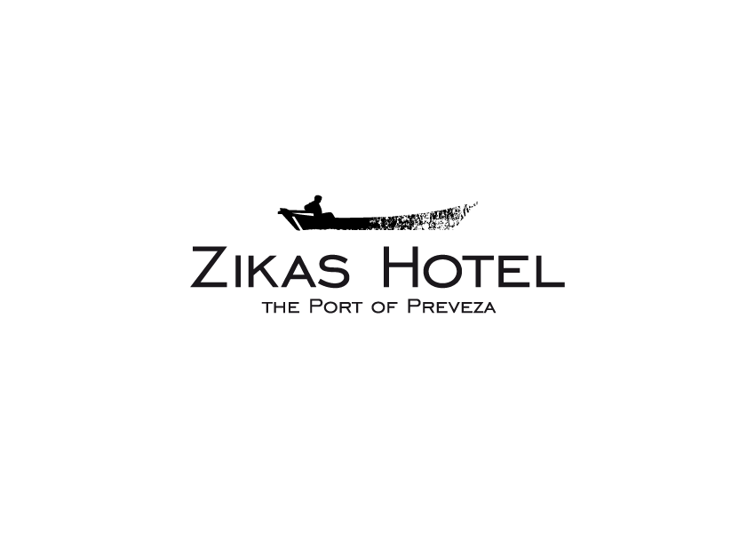 Zikas Hotel. Λογότυπο, εταιρική ταυτότητα και ιστοσελίδα